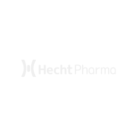 Kunde Hecht Pharma Hecht Pharma Logo in Hellgrau